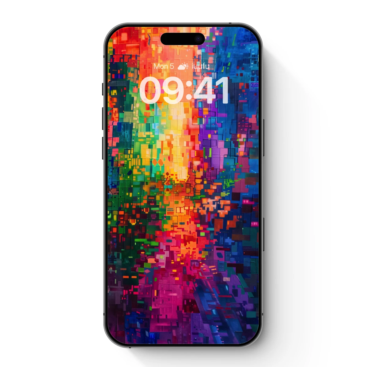 Pixelated Rainbow Symphony: A Digital Mosaic Odyssey