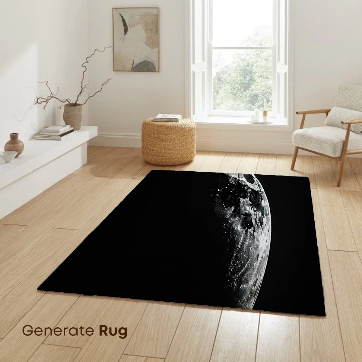 Eclipse of Solitude: Moon's Mysterious Crescent - Image 6