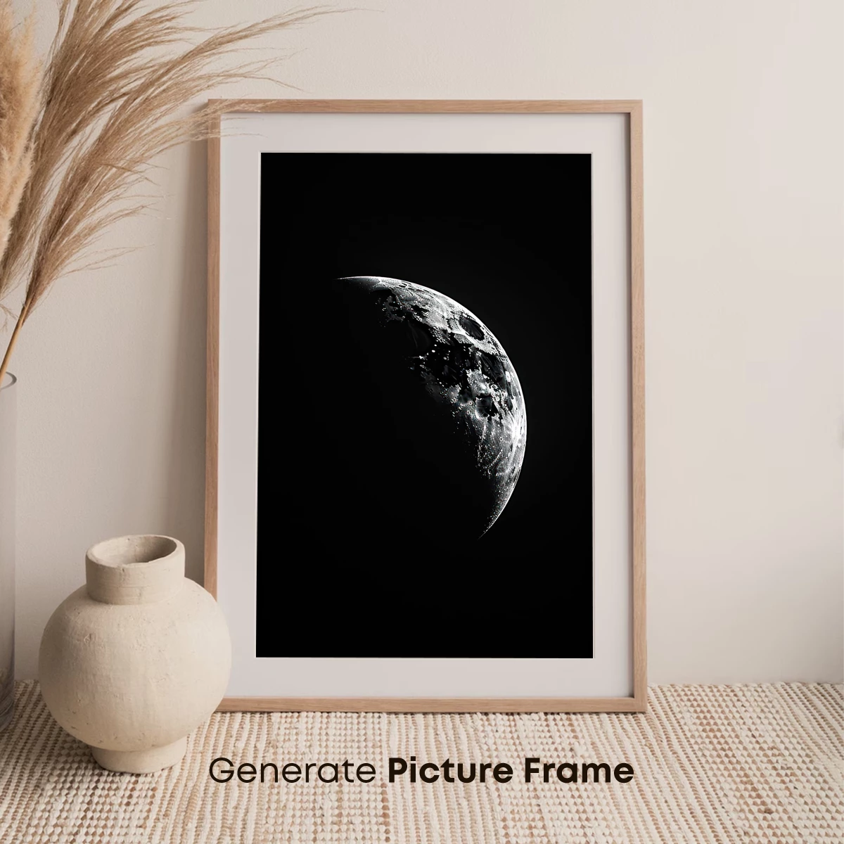 Eclipse of Solitude: Moon's Mysterious Crescent - Image 7