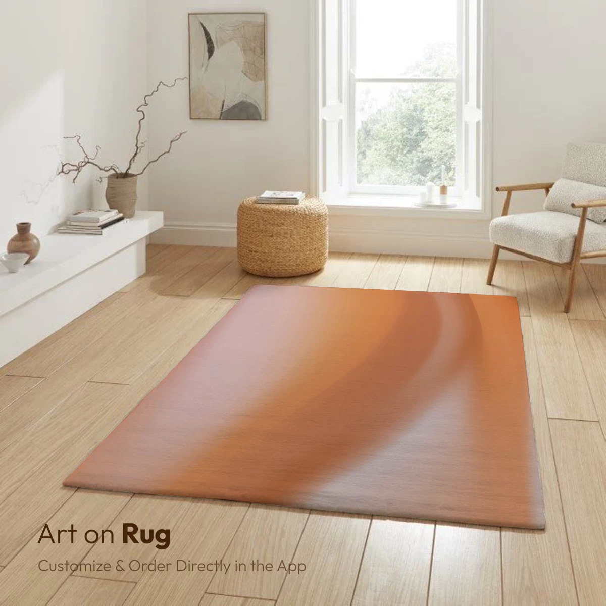 Fluid Peach Elegance: Abstract Curves in Motion - Image 6