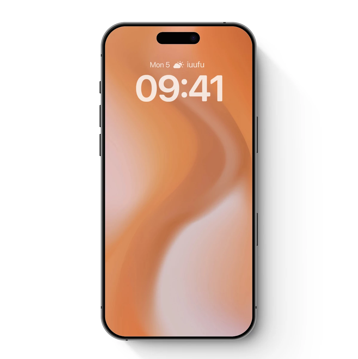 Fluid Peach Elegance: Abstract Curves in Motion