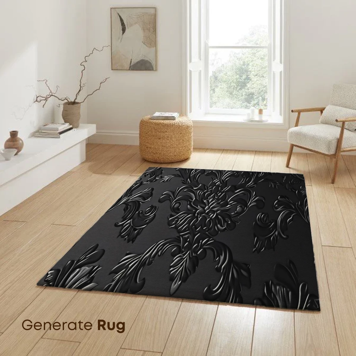 Elegant Gothic Lace: Dark Floral Elegance - Image 6