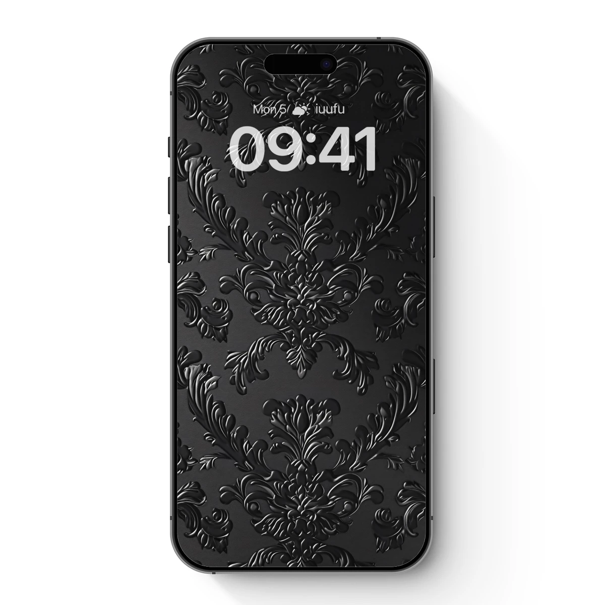 Elegant Gothic Lace: Dark Floral Elegance