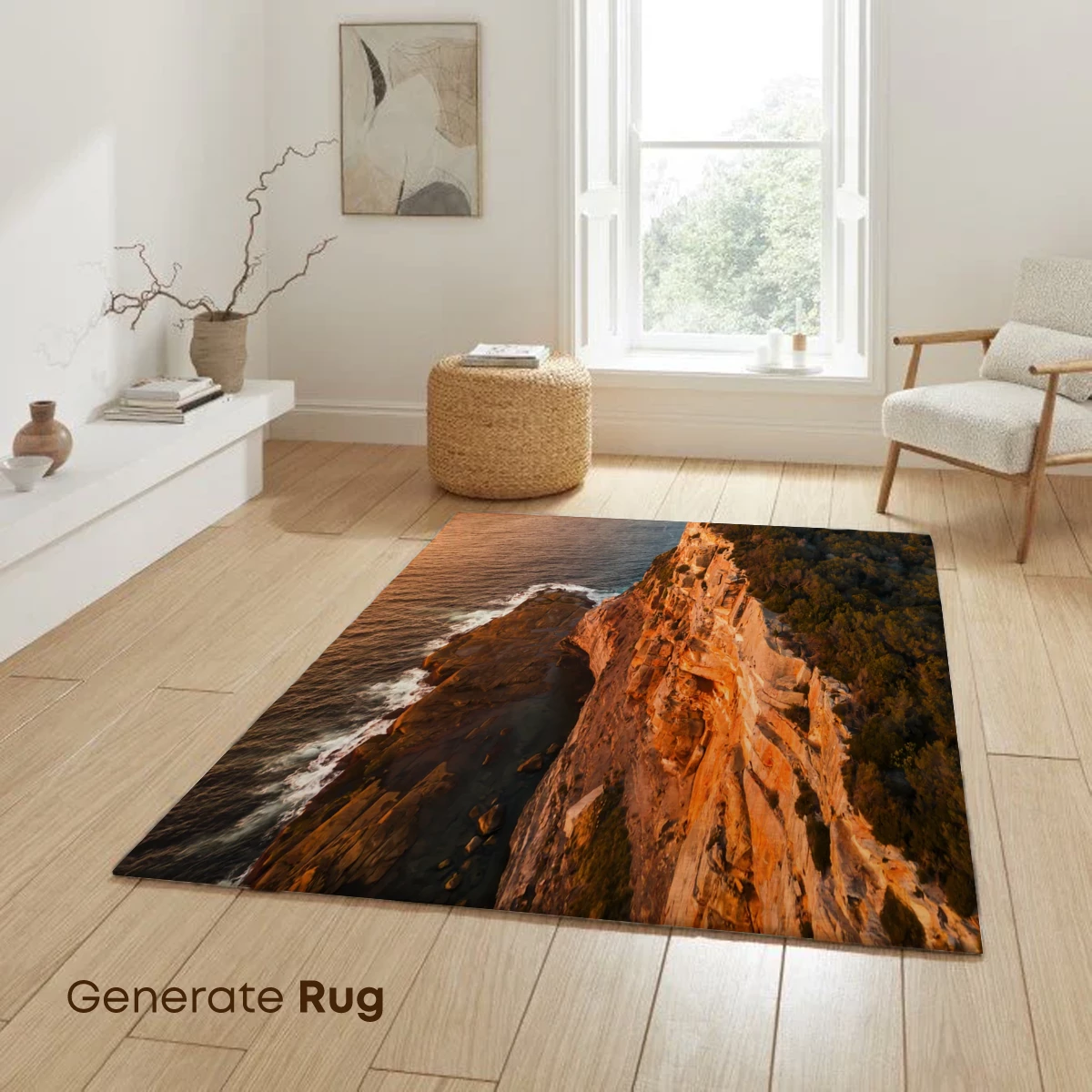 Golden Cliffs at Sunset - Image 6
