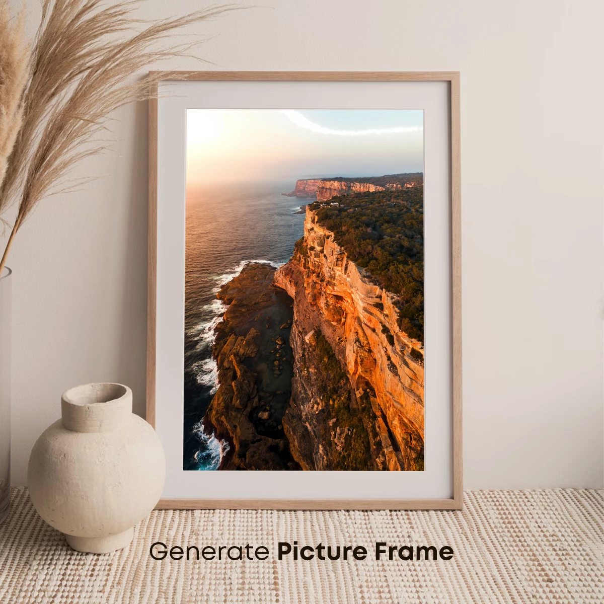 Golden Cliffs at Sunset - Image 7