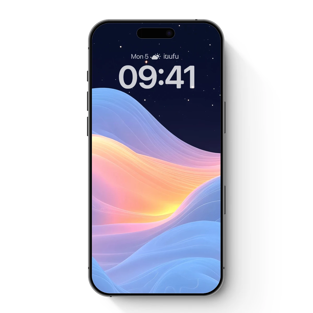 Celestial Waves: Dreamy Nightscapes in Flowing Form