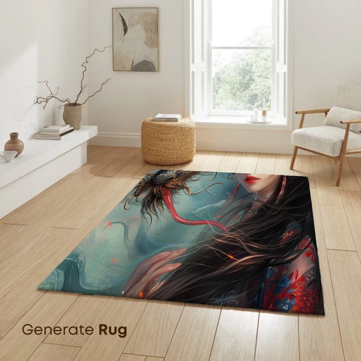 Eternal Dragon Embrace: Mythic Fusion Art - Image 6