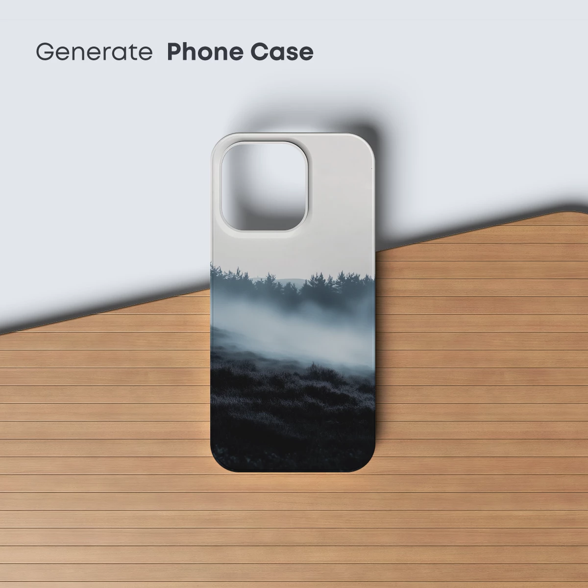 Misty Forest Veil: Ethereal Landscape - Image 3