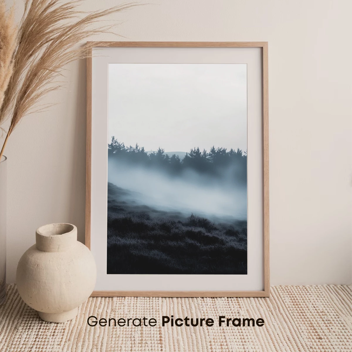 Misty Forest Veil: Ethereal Landscape - Image 7