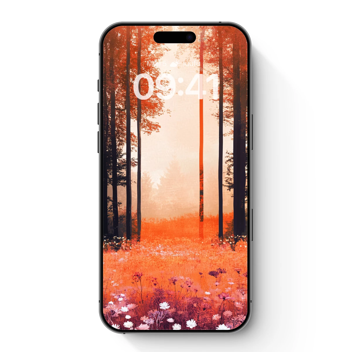 Enchanted Sunset Forest