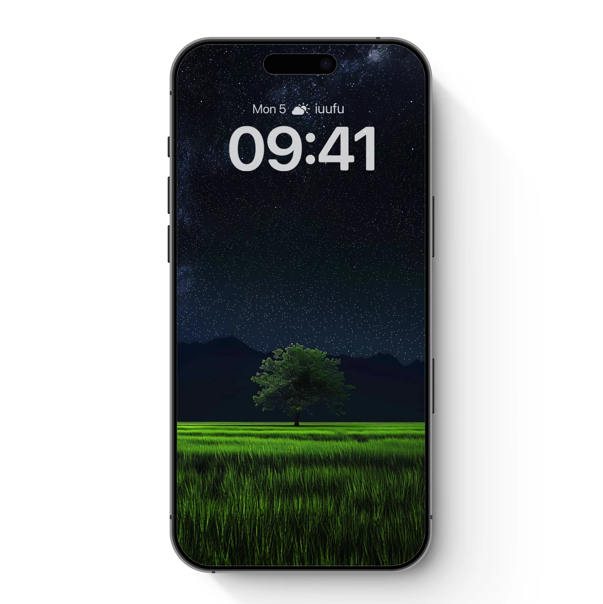 Lone Tree Under Starlit Skies