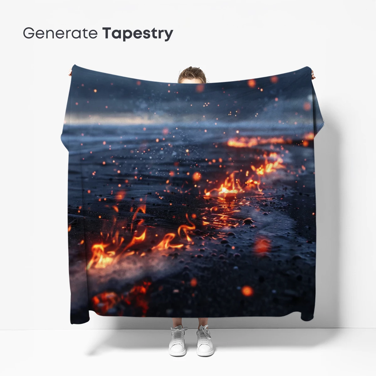 Lava Meets Sea: Fiery Embrace of Nature - Image 5