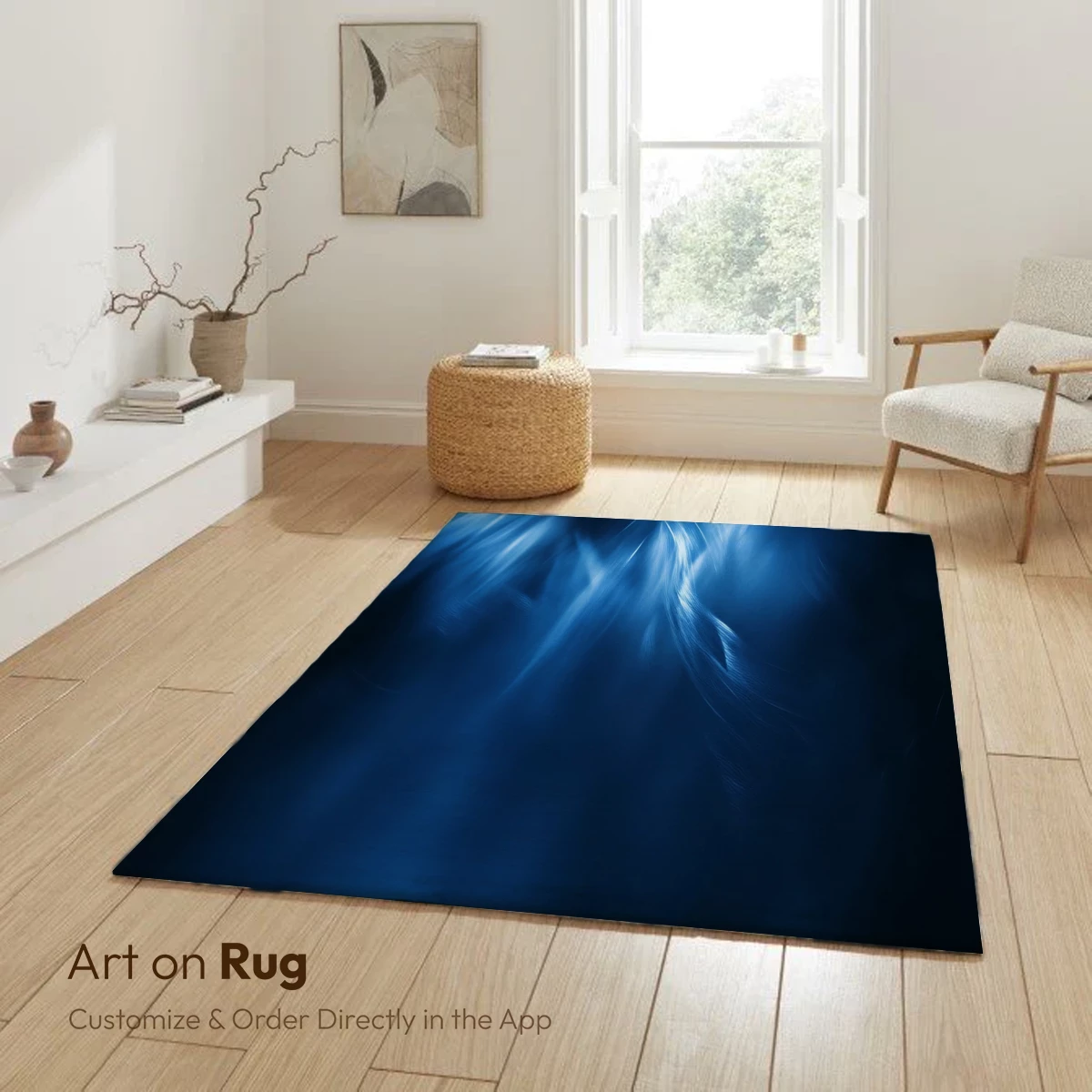 Blue Whispers: Ethereal Abstract Flow - Image 6