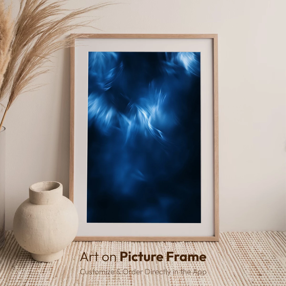 Blue Whispers: Ethereal Abstract Flow - Image 7