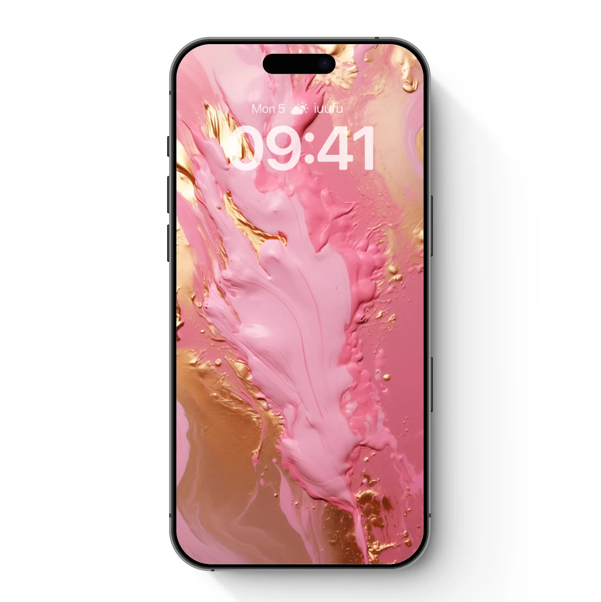Pink and Gold Elegance: Abstract Fluid Art Pink and Gold Elegance: Abstract Fluid Art