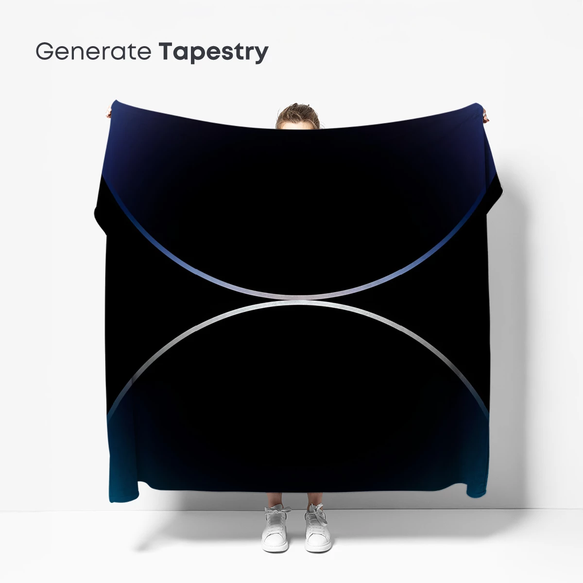 Eclipse of Serenity: Dual Circles in Gradient Harmony - Image 5