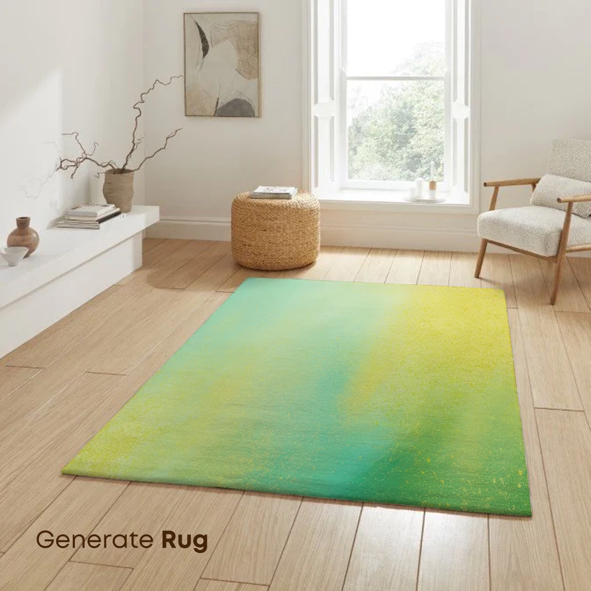 Aqua and Gold Mist: Ethereal Abstract Fusion - Image 6