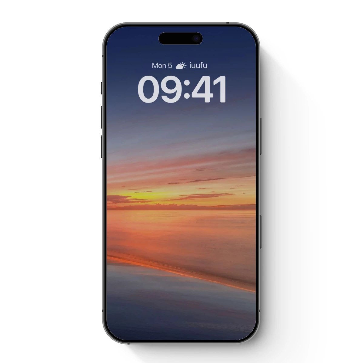 Eternal Sunset Over Serene Waters