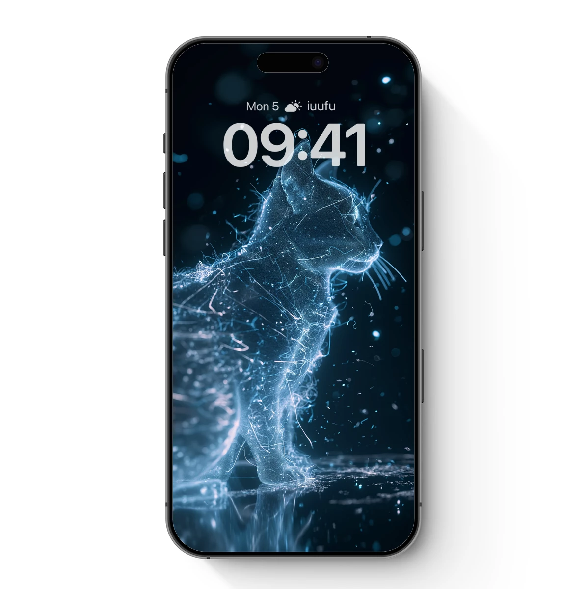 Luminous Ethereal Cat: Digital Artistry in Motion