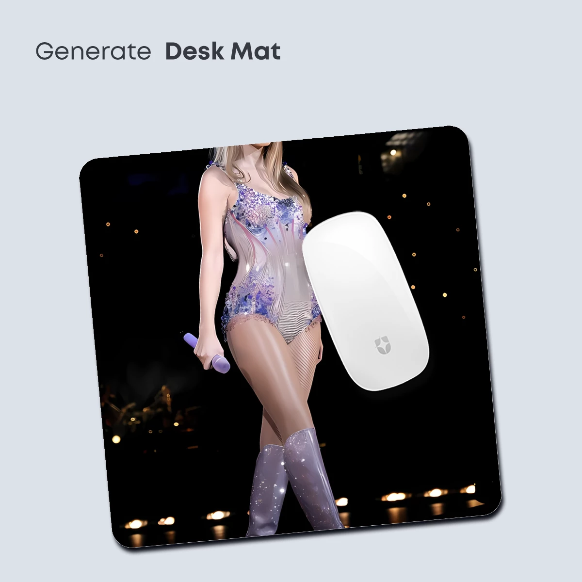 Futuristic Performer in Shimmering Ensemble - Image 4