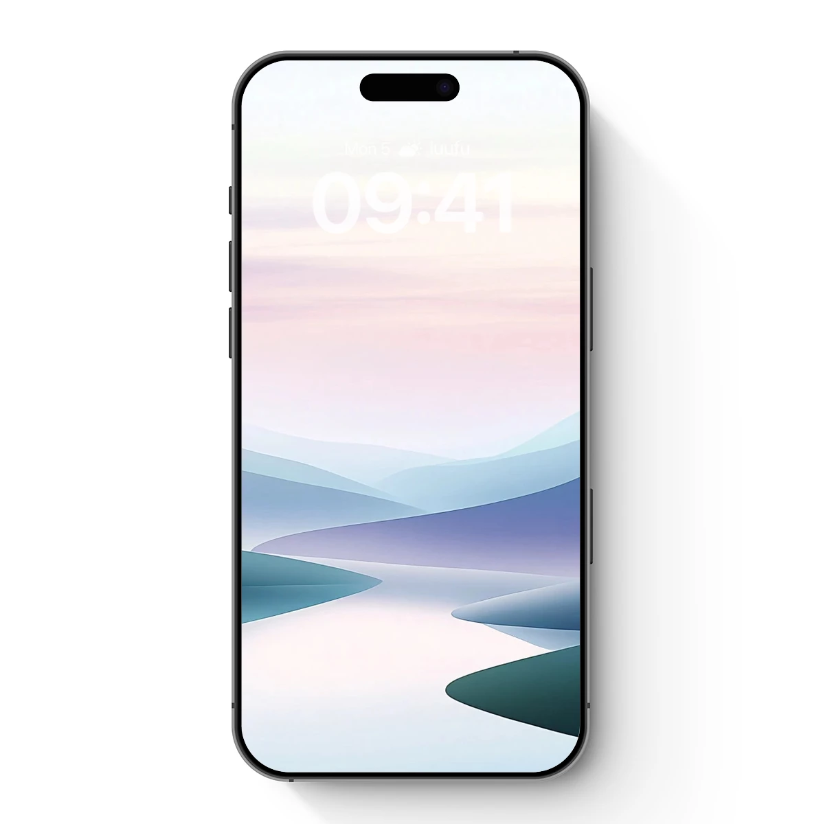 Ethereal Mountain Mirage: A Symphony of Soft Hues