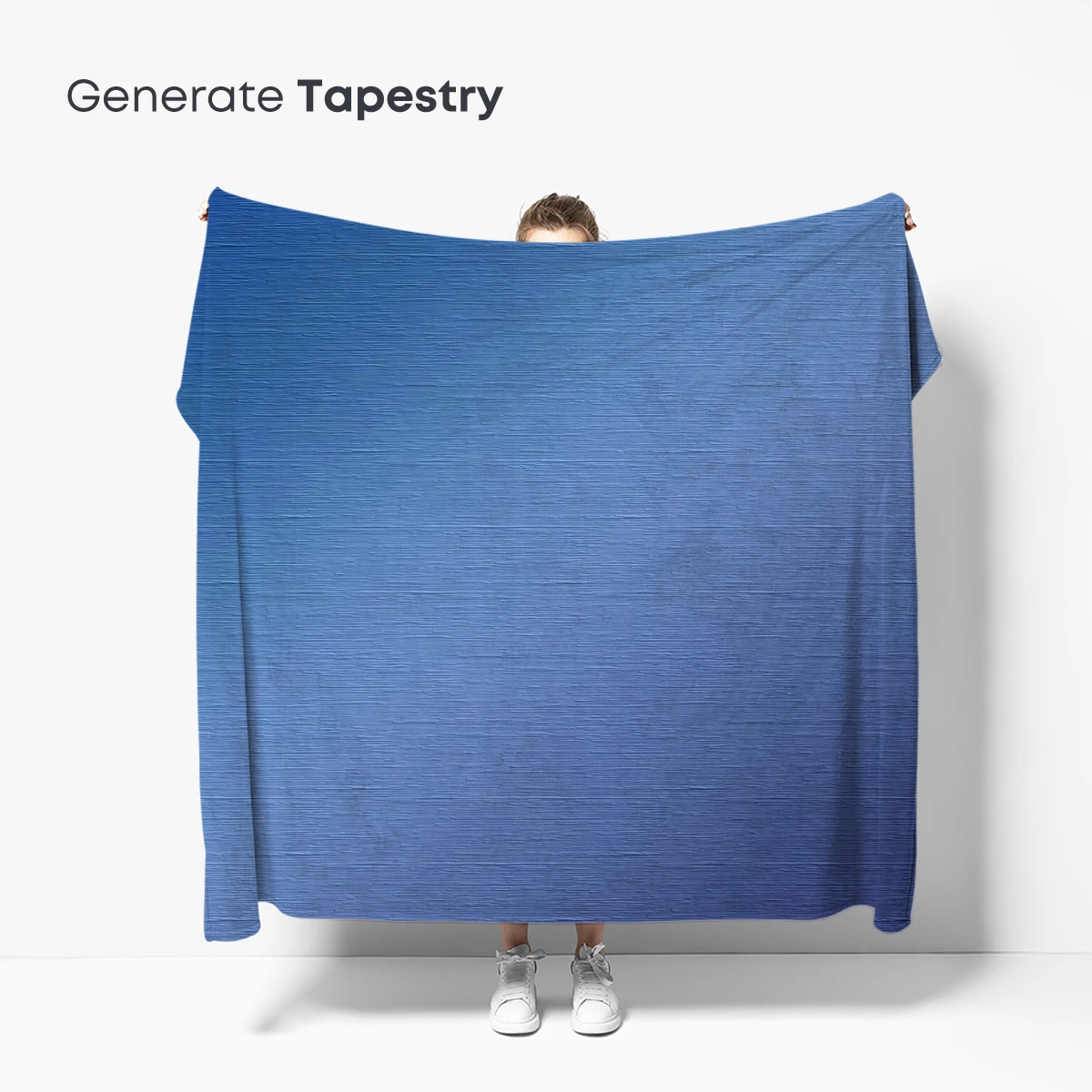 Gradient Blue Serenity: A Textured Odyssey - Image 5