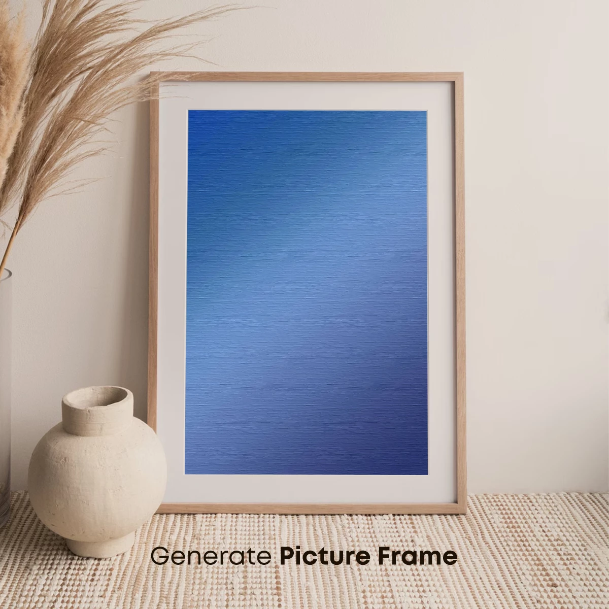 Gradient Blue Serenity: A Textured Odyssey - Image 7