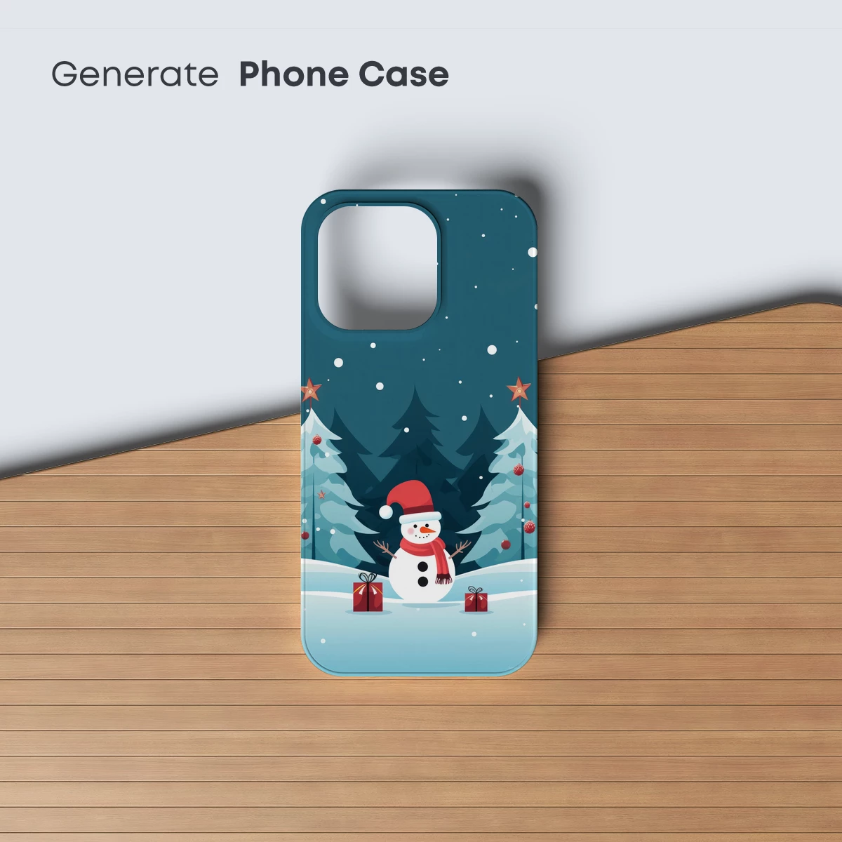 Festive Snowman in Winter Wonderland - Image 3