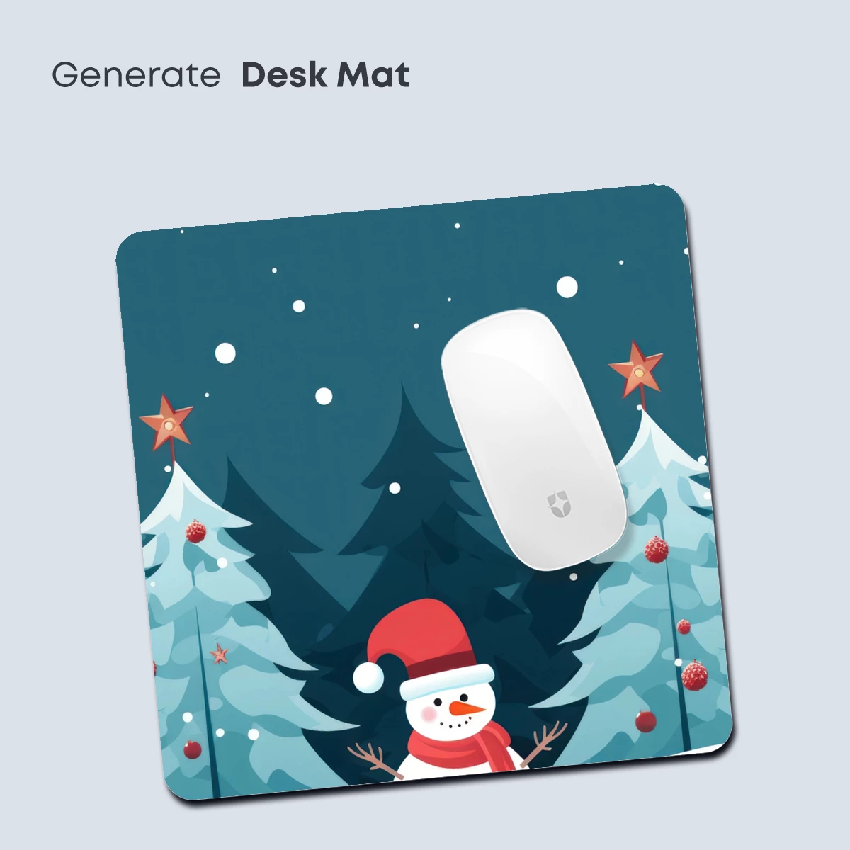 Festive Snowman in Winter Wonderland - Image 4