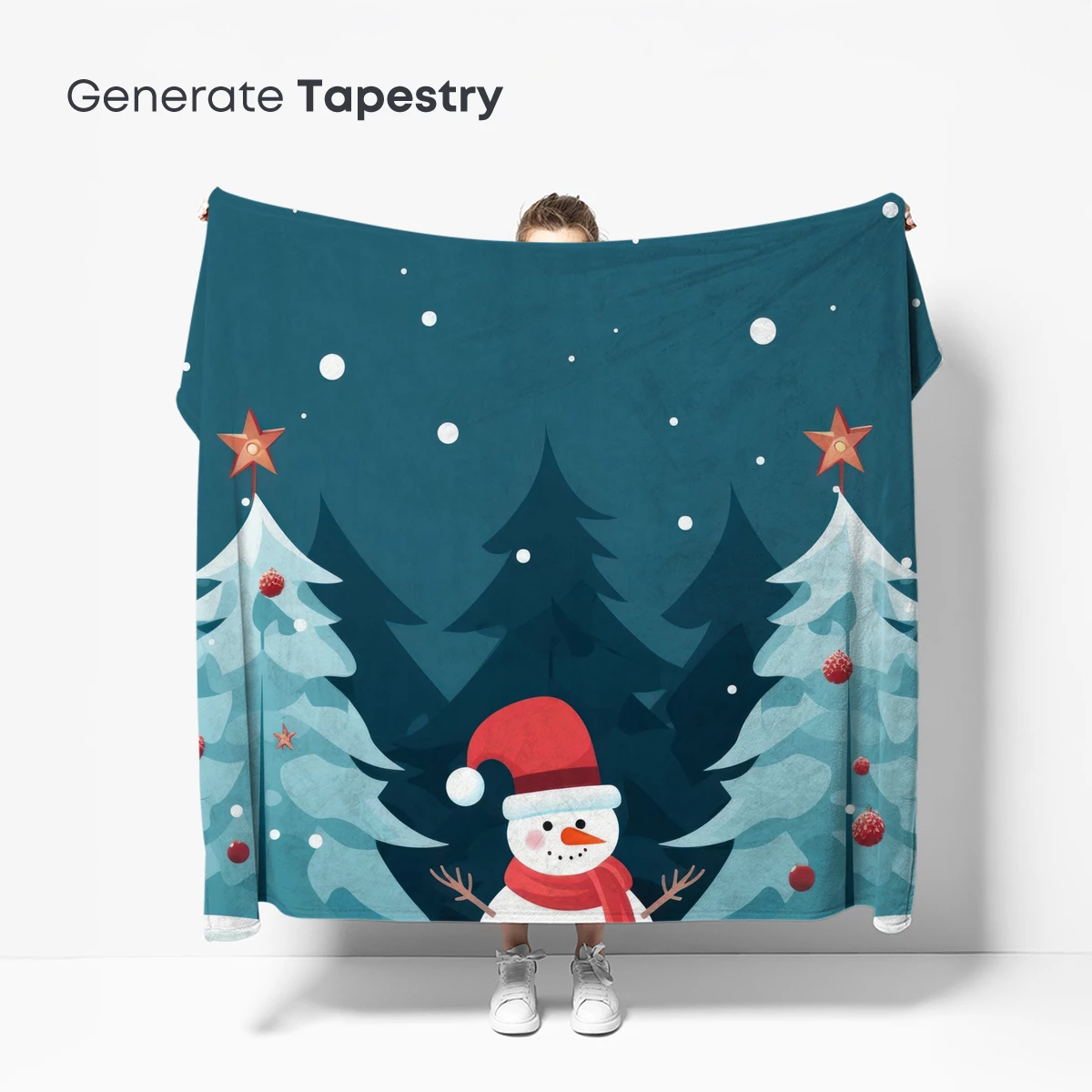 Festive Snowman in Winter Wonderland - Image 5