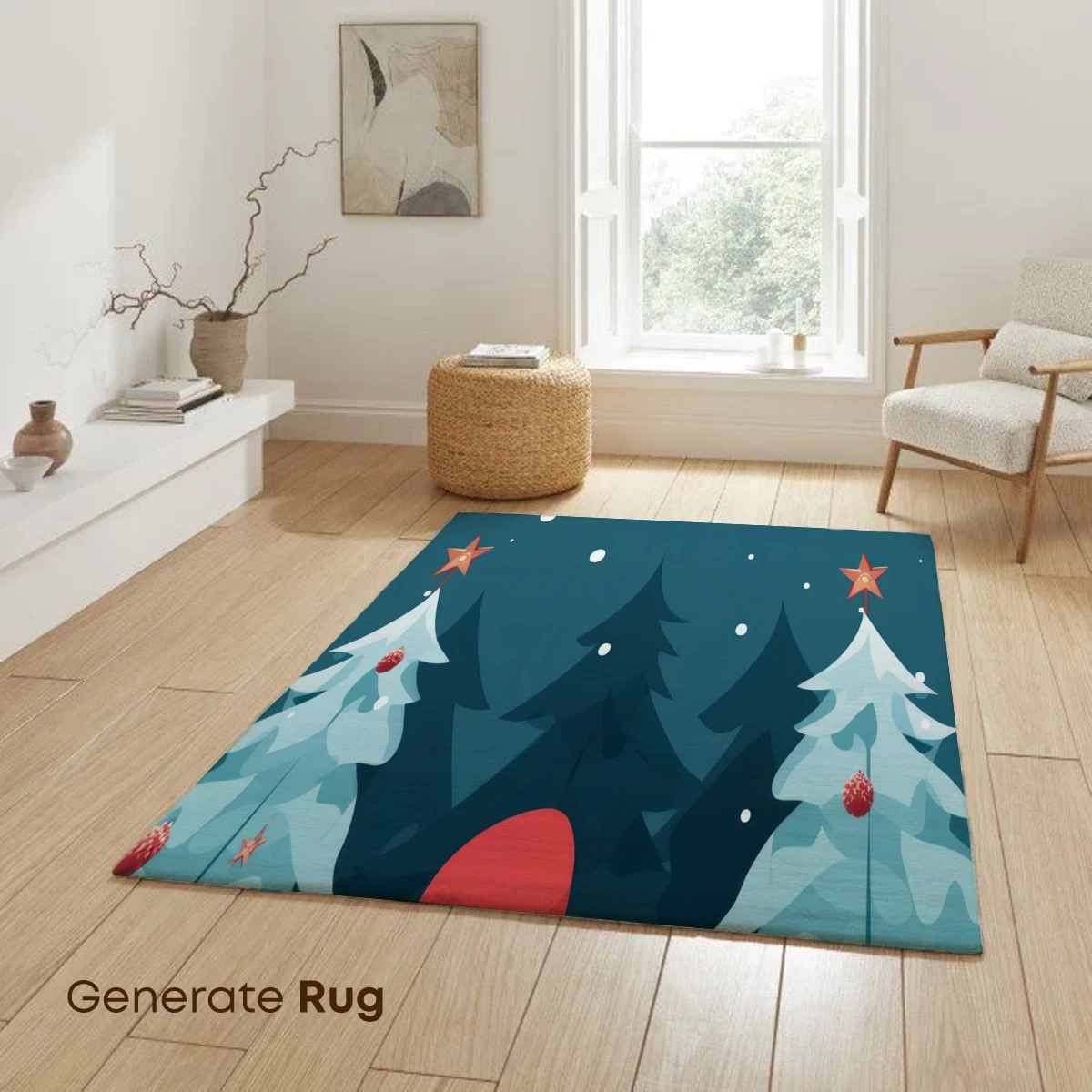 Festive Snowman in Winter Wonderland - Image 6