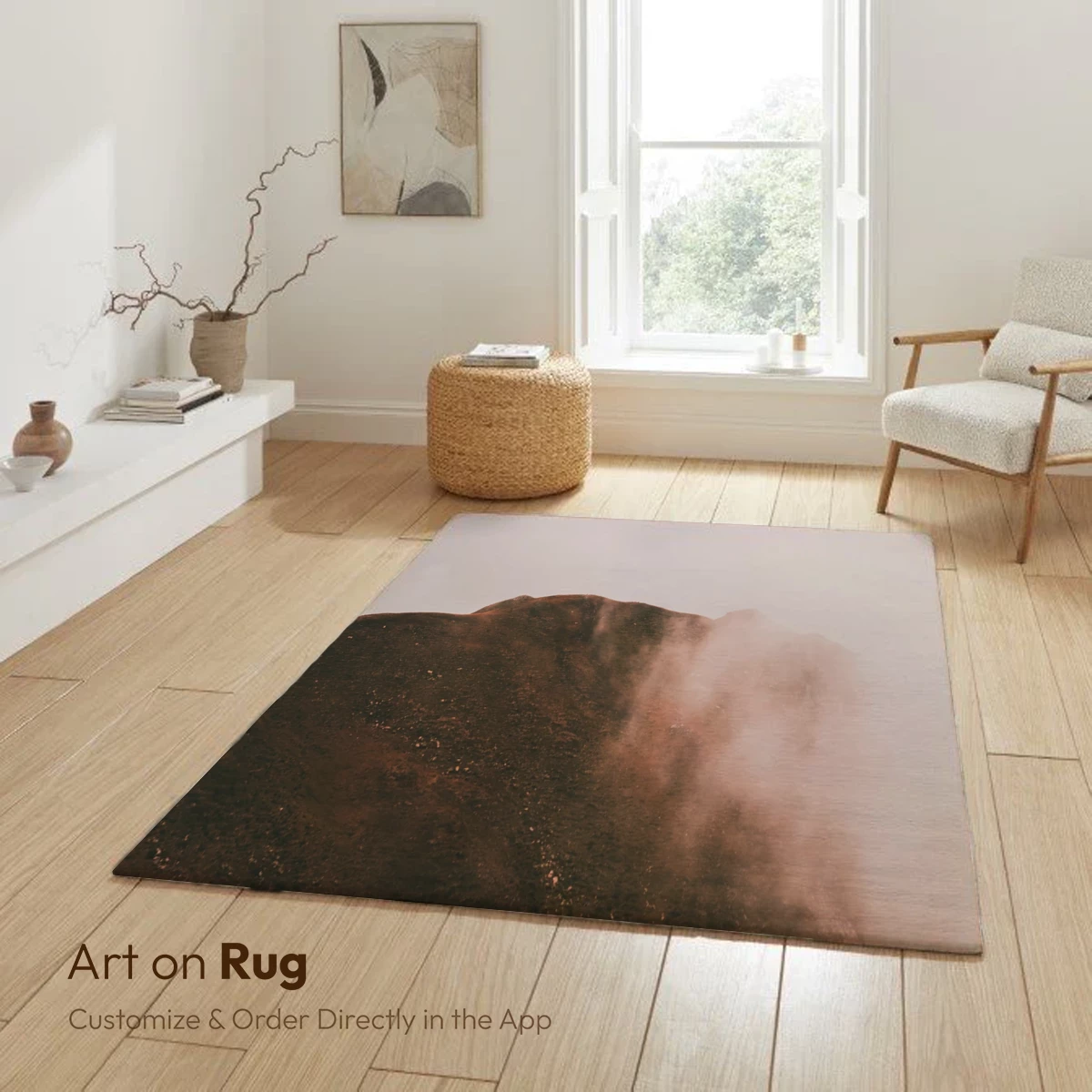 Misty Mountain Veil: Ephemeral Clouds and Earthy Peaks - Image 5