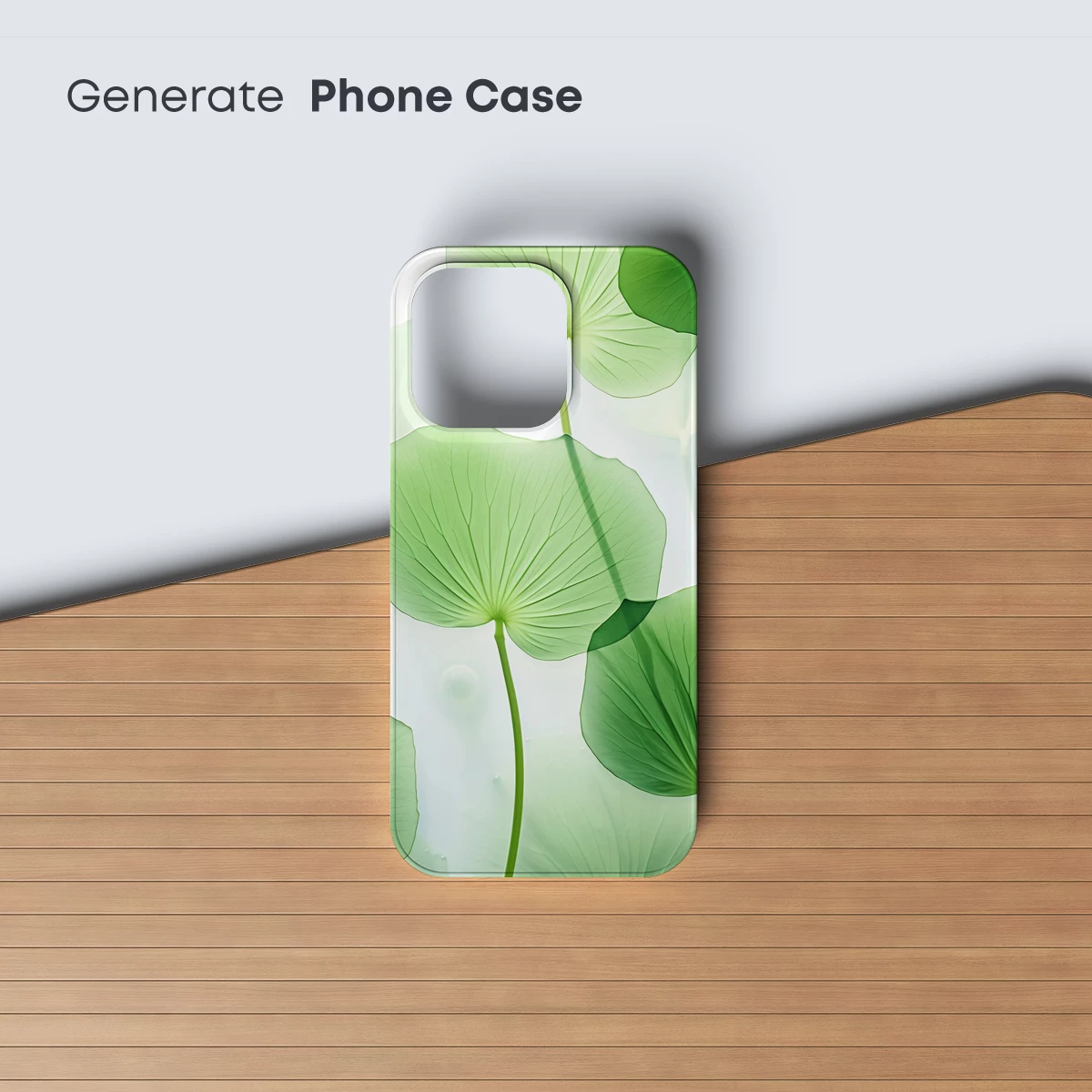 Ethereal Lotus Leaves: A Symphony in Green - Image 3