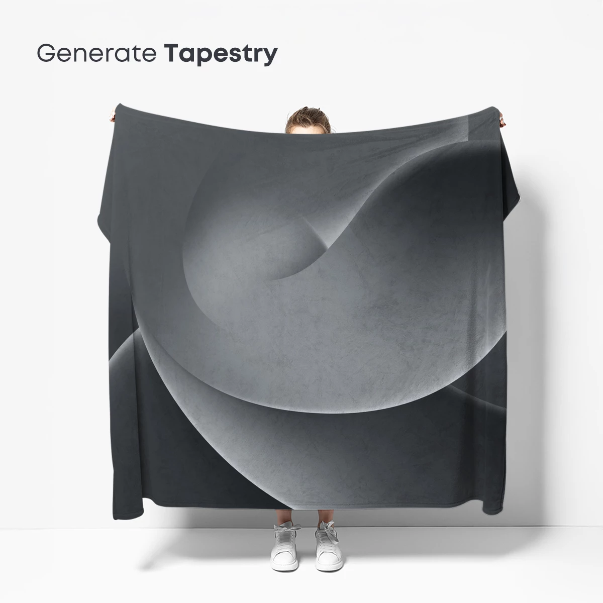 Ethereal Gray Swirls: A Dance of Form and Shadow - Image 5