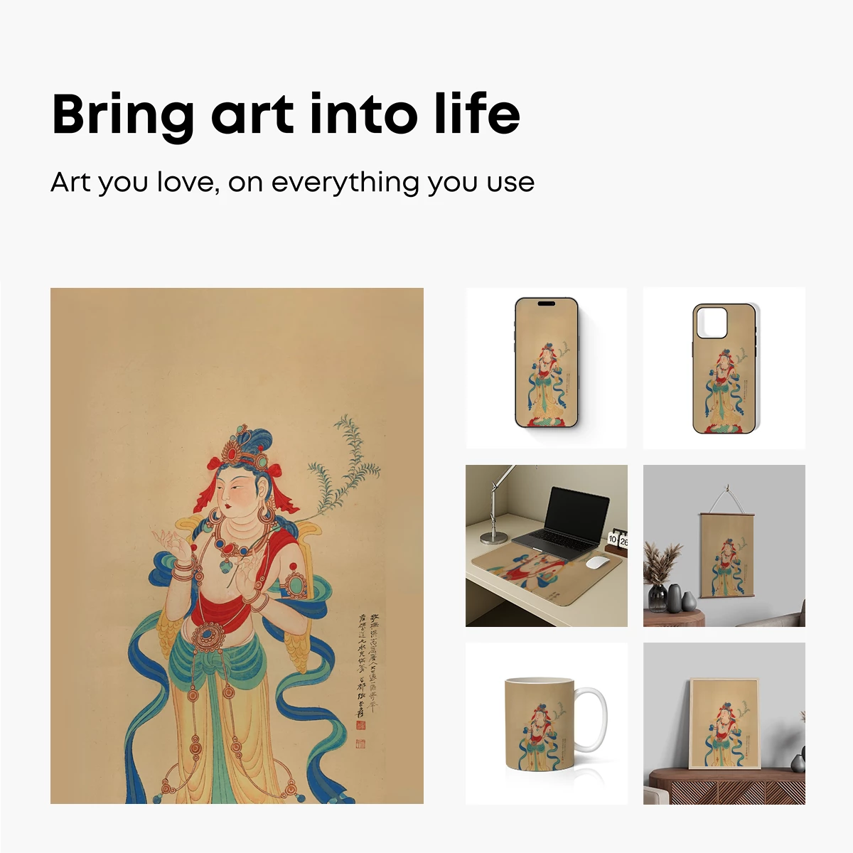 Elegant Lotus Goddess: A Fusion of Serenity and Grace - Image 2