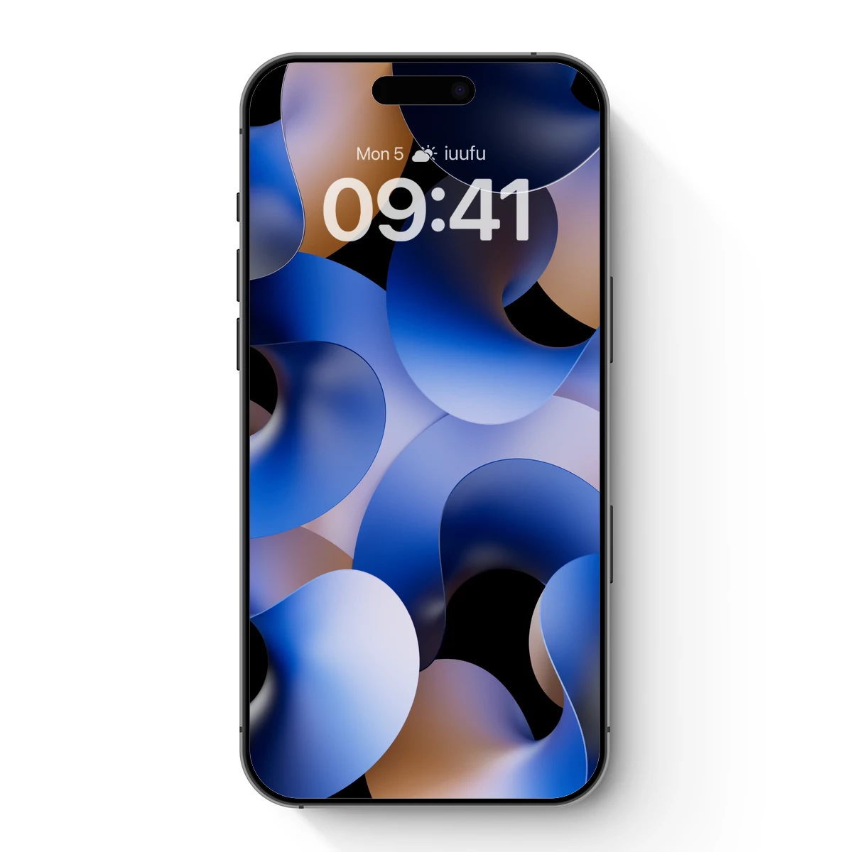 Fluid Blue Elegance: Abstract Curves in Motion