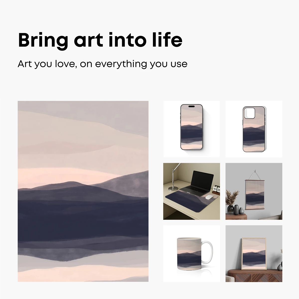 Ethereal Horizon Layers: A Study in Soft Tones - Image 2