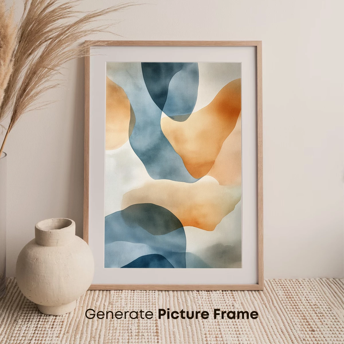 Abstract Fusion: Warm Tones and Cool Shadows - Image 7
