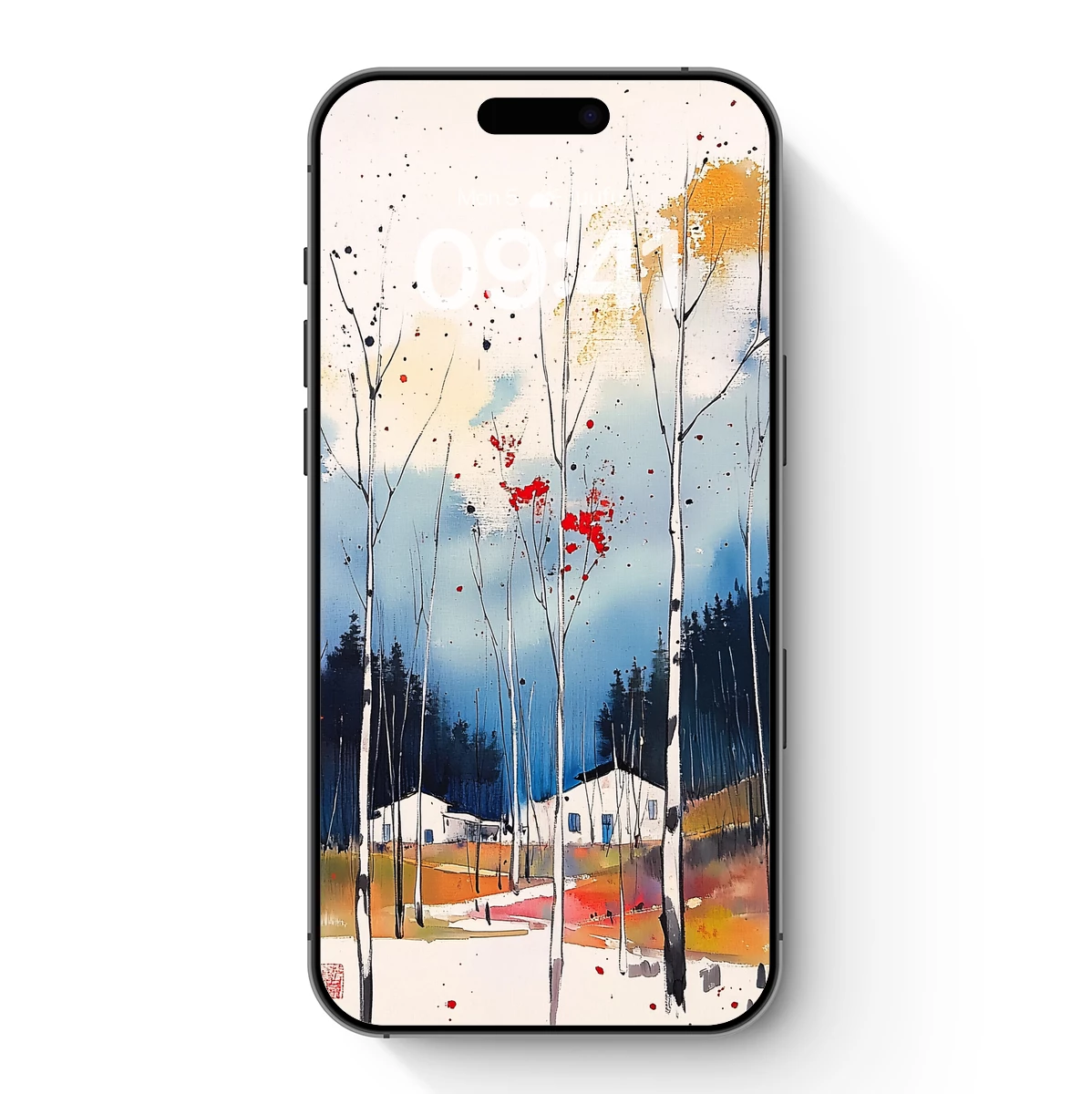 Autumnal Serenity: Abstract Forest Glow Autumnal Serenity: Abstract Forest Glow