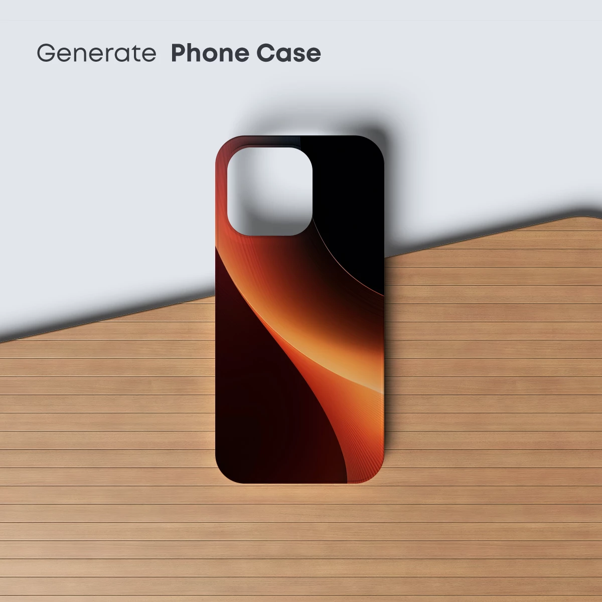 Ethereal Orange Wave: A Symphony of Curves - Image 3