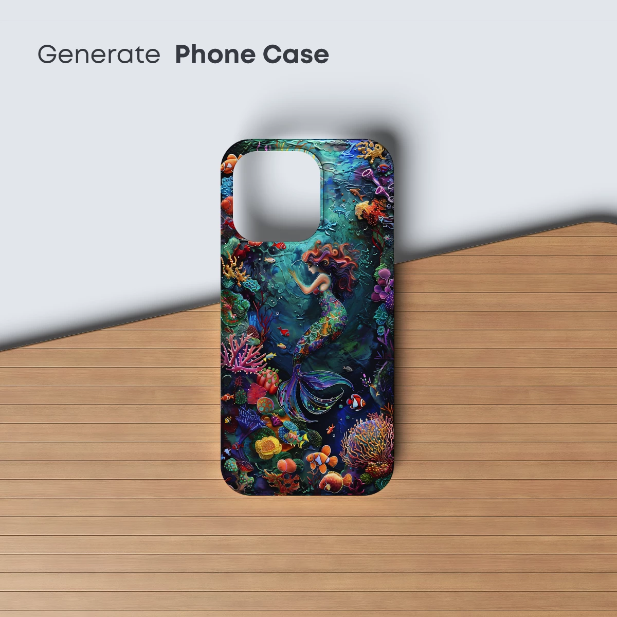 Enchanted Mermaid in Vibrant Coral Reef - Image 3