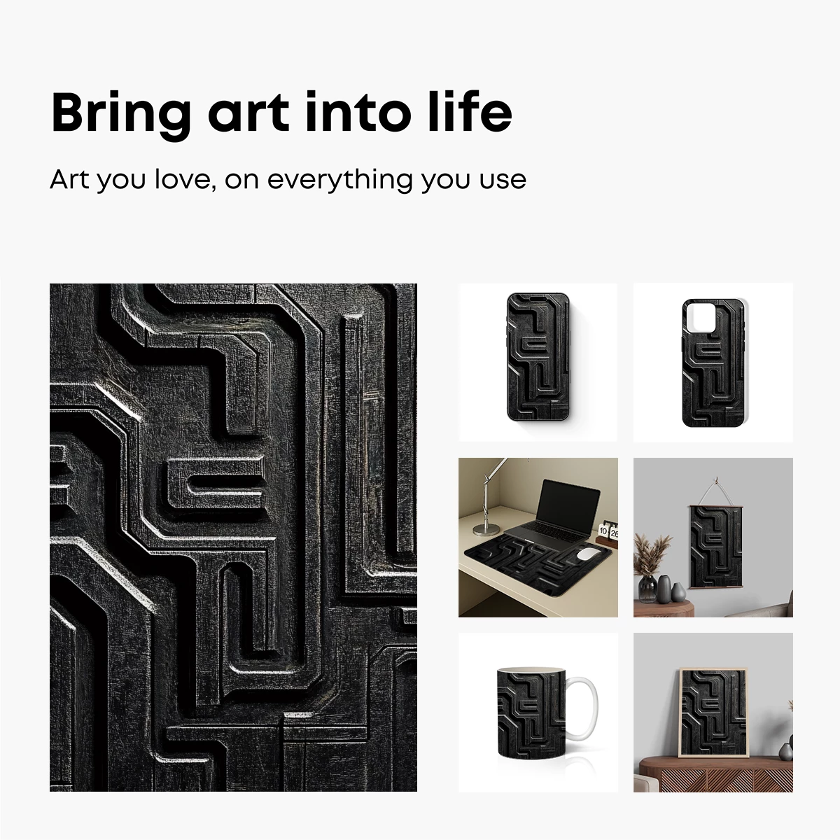 Circuit Labyrinth: Futuristic Tech Artistry