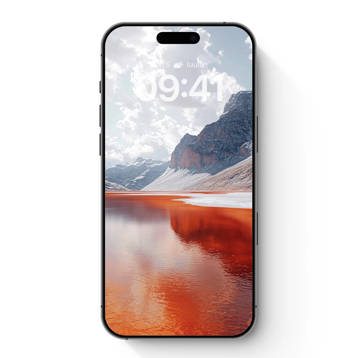 Crimson Lake Reflections: Snow-Capped Mountains and Clouds Crimson Lake Reflections: Snow-Capped Mountains and Clouds