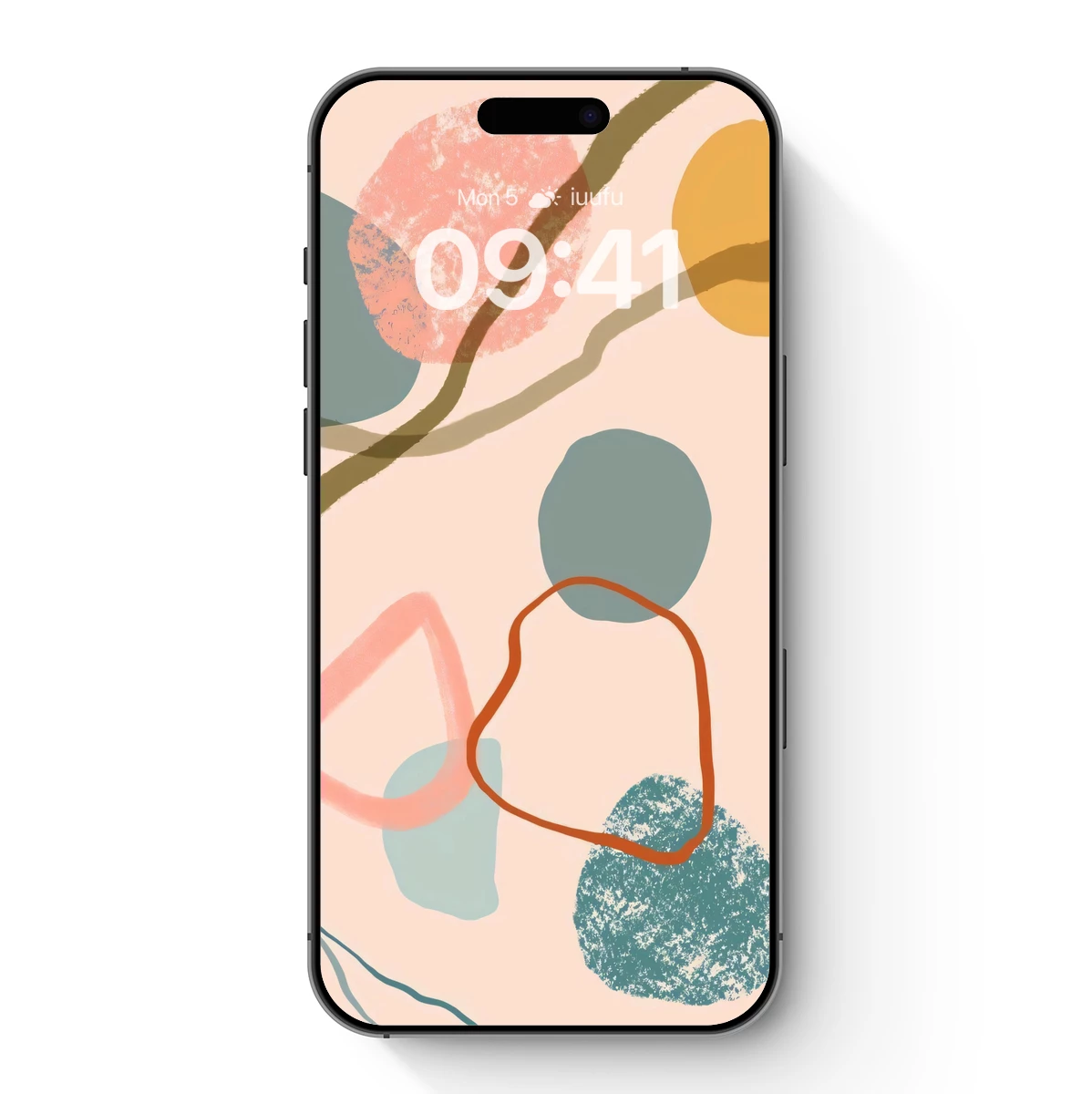 Abstract Harmony: Colorful Shapes in Flowing Lines