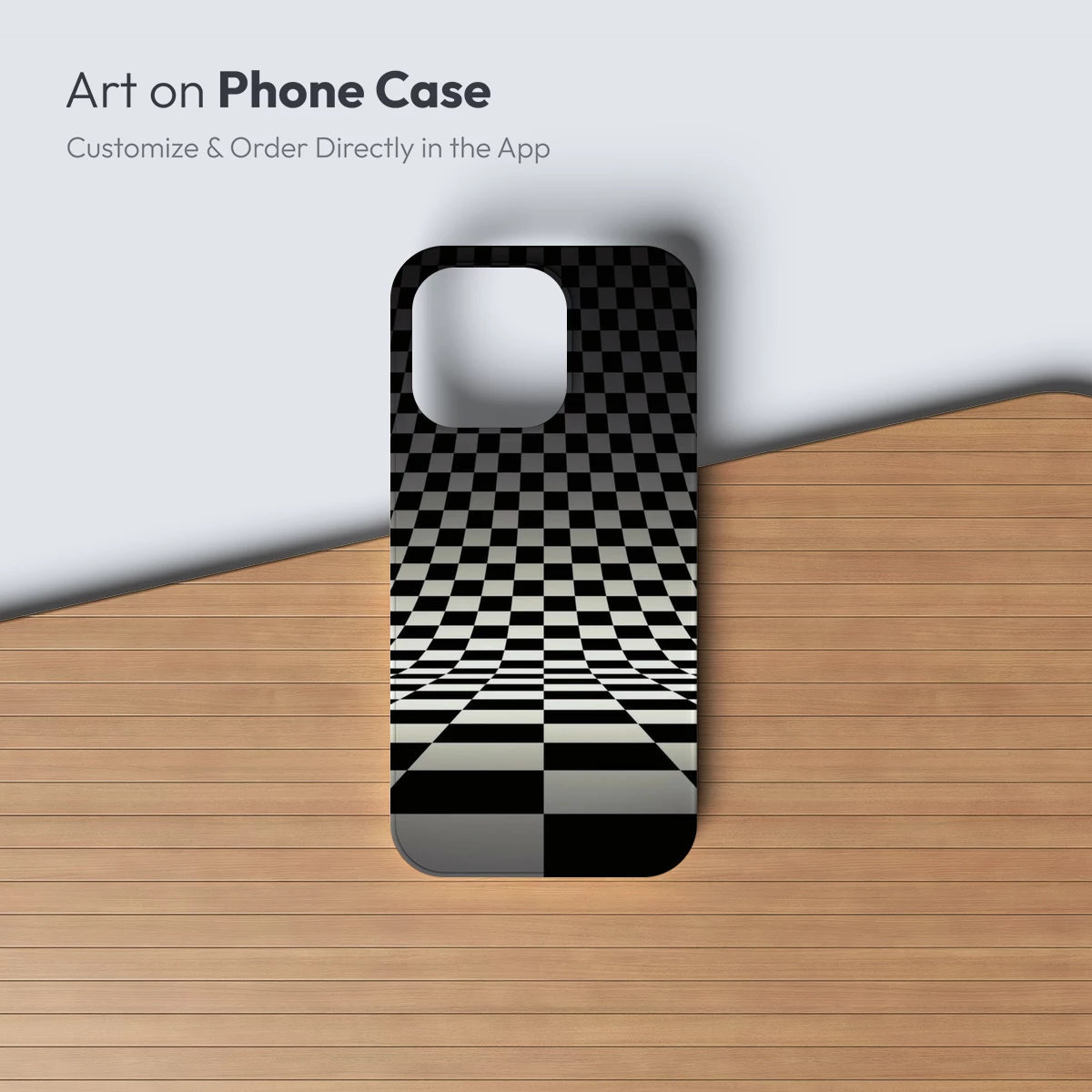 Checkerboard Illusion: Depth in Black and White - Image 2