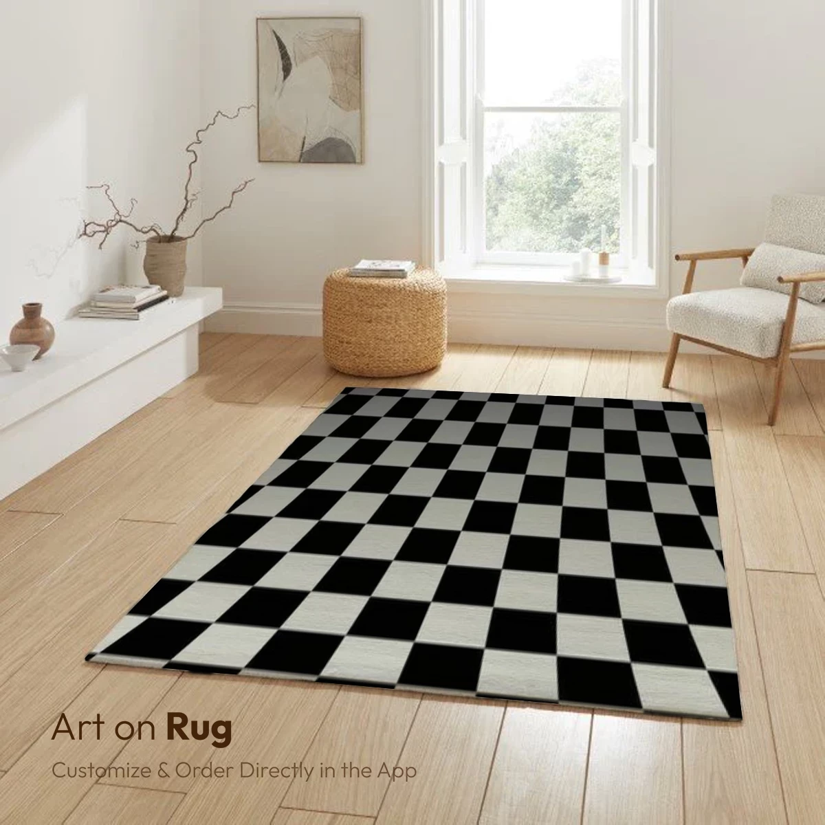 Checkerboard Illusion: Depth in Black and White - Image 5