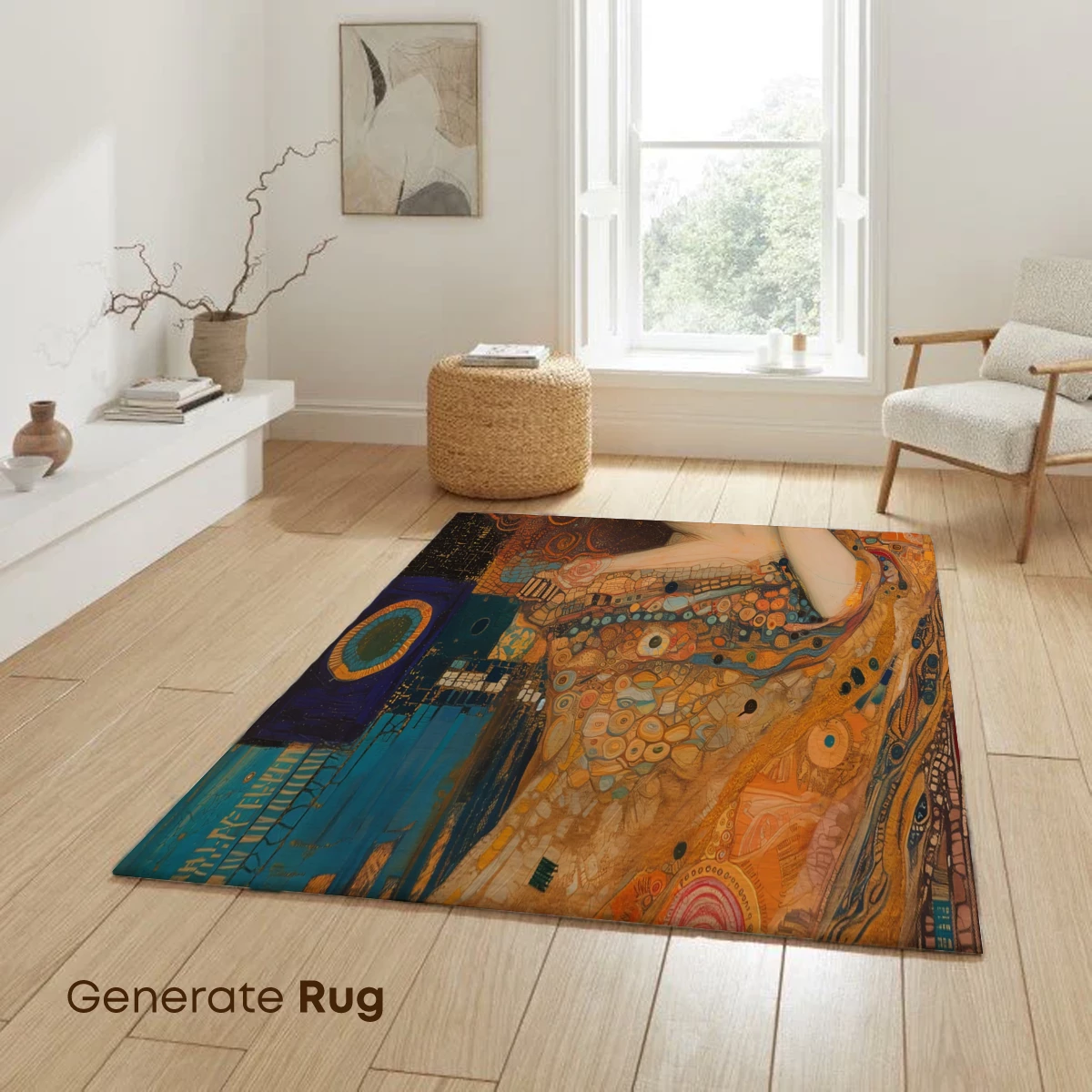 Klimt's Dream: Elegance in Golden Spirals - Image 6