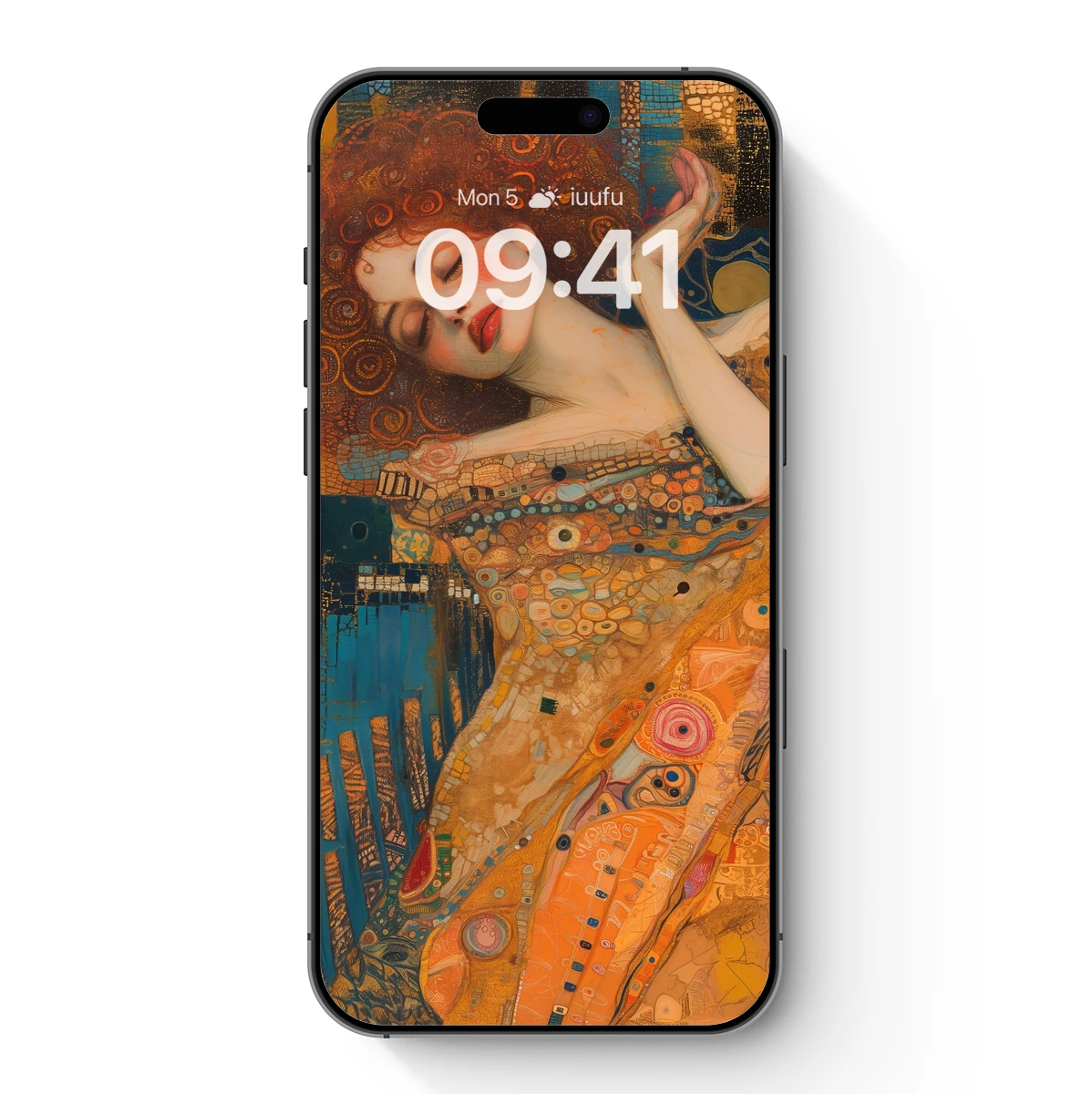 Klimt's Dream: Elegance in Golden Spirals