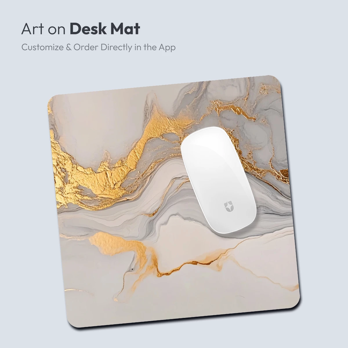 Golden Veins in Marble: Elegance and Luxury Abstract Art - Image 3