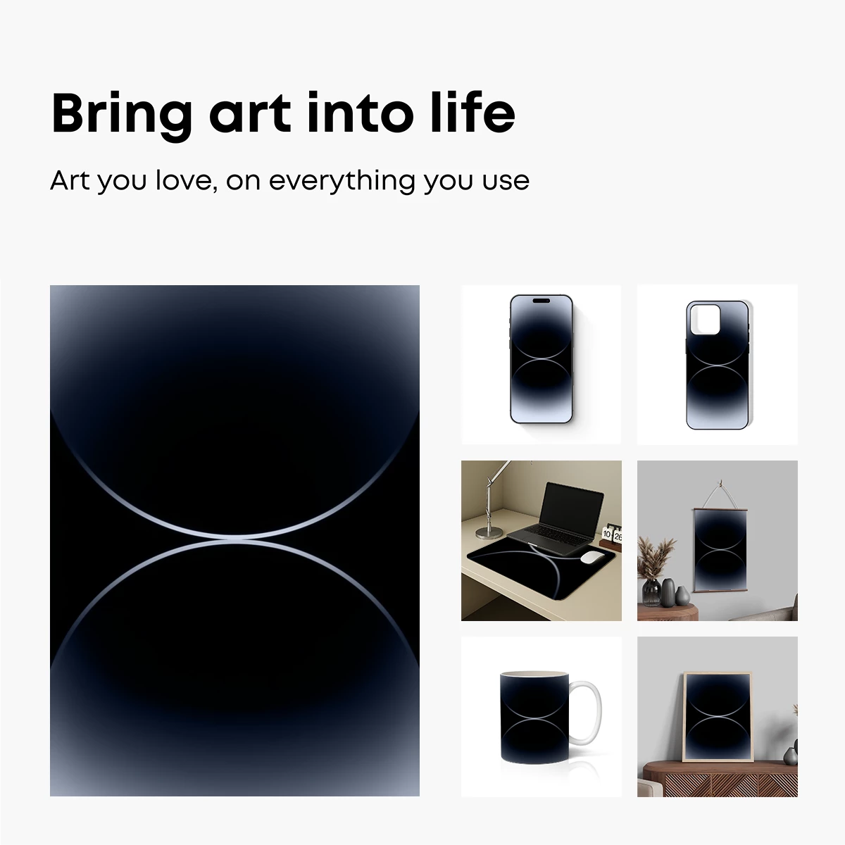 Eternal Eclipse: Dual Circles in Shadow - Image 2